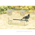 Removable Seed Tray, Strong Suction Cups acrylic Window Bird Feeder